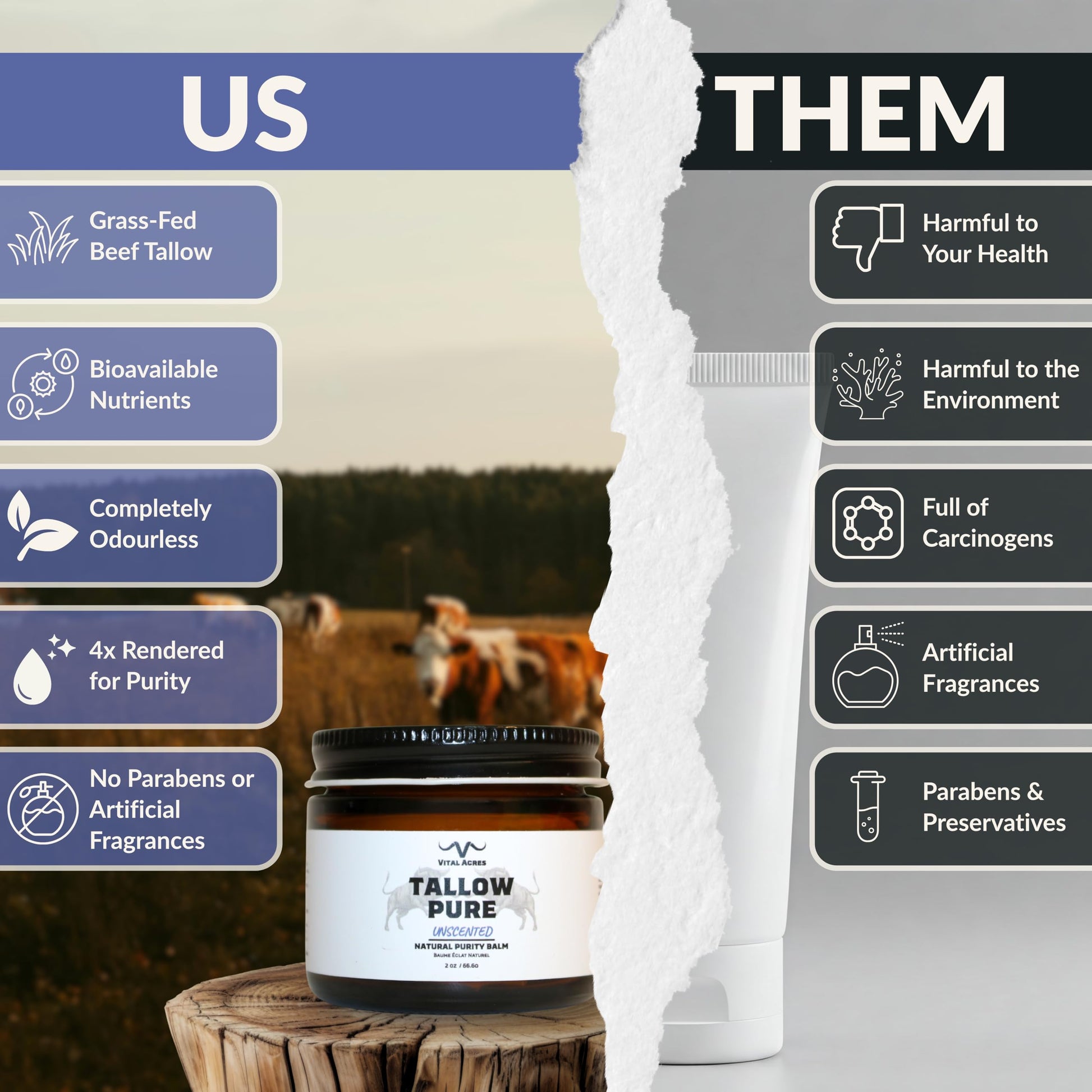 Tallow Pure – One Ingredient Balm