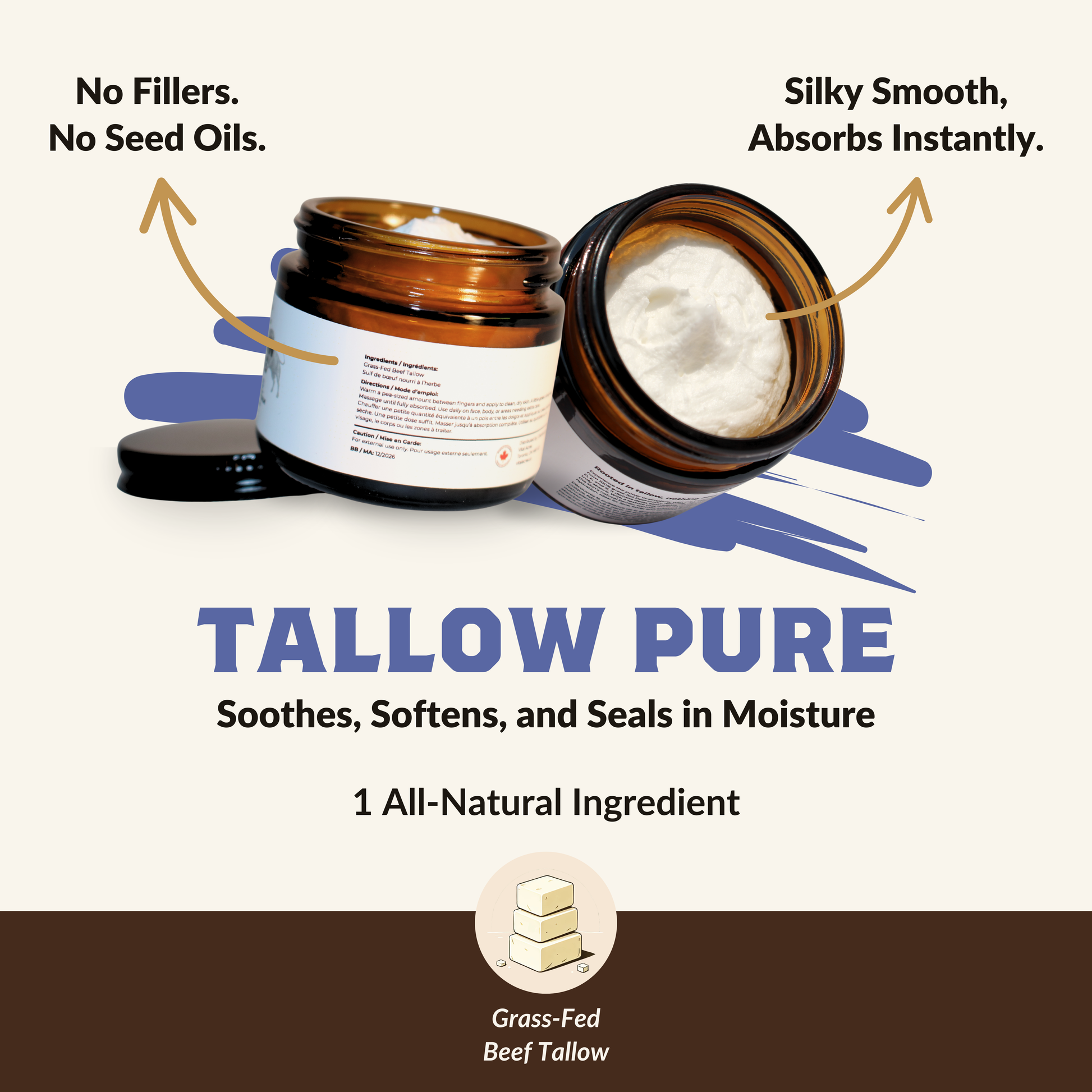 Tallow Pure – One Ingredient Balm