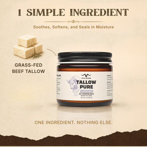 Tallow Pure – One Ingredient Balm