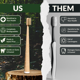 Boar Bristle & Bamboo Toothbrush