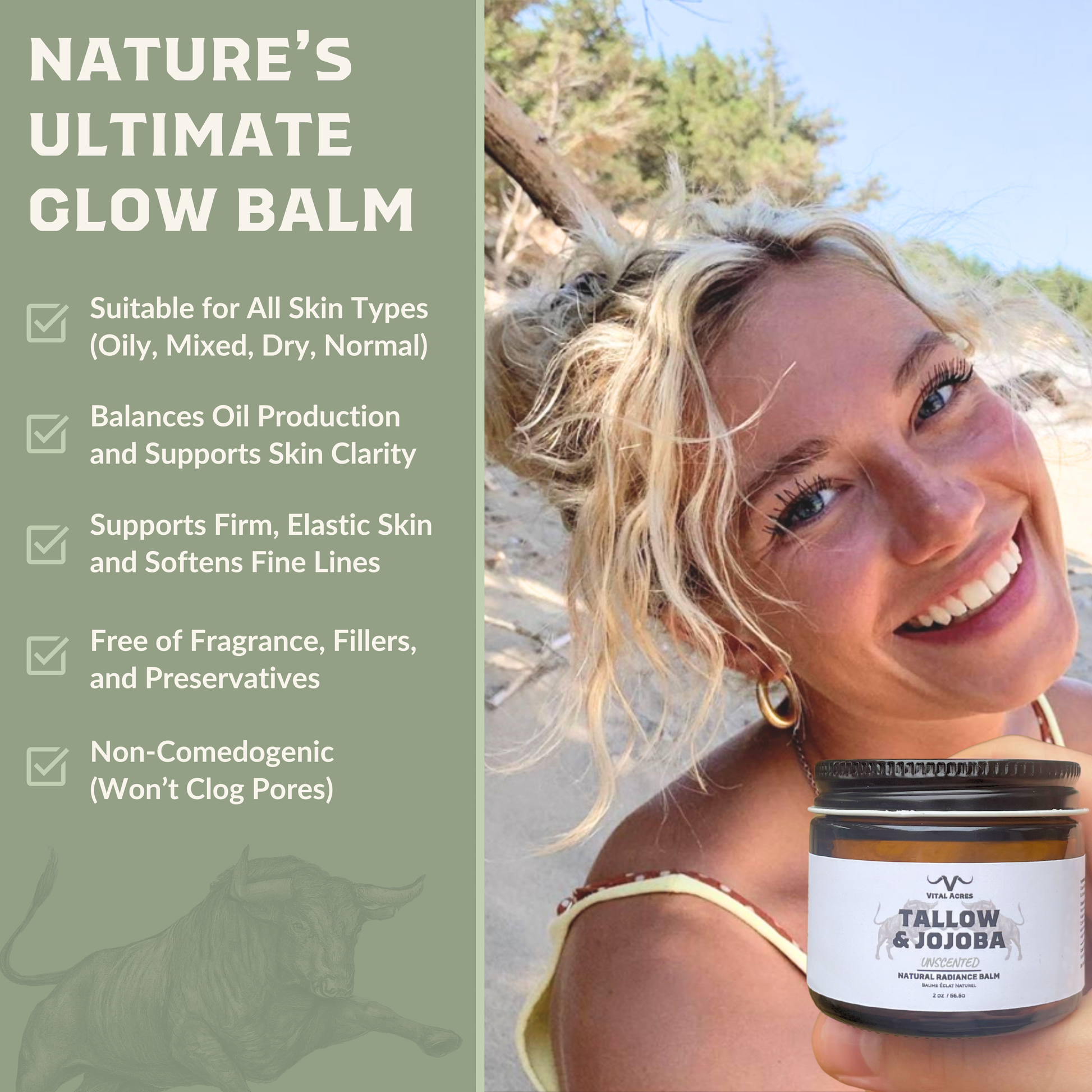 Tallow & Jojoba – Glow Balm