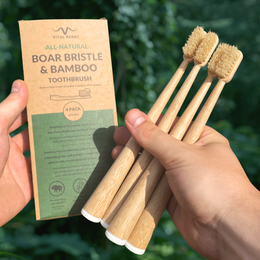 Boar Bristle & Bamboo Toothbrush